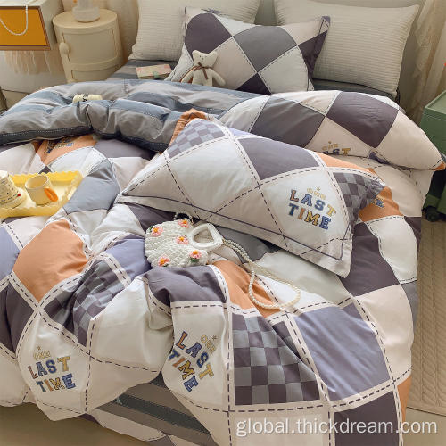 luxury customized four piece bedding set for wholesale